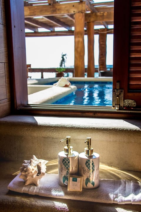 Bathroom, Pool view