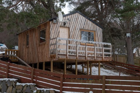 Pine Marten Bar Glenmore Treehouse Chalet in Scotland