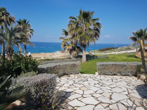 Sea front Villa Vera House in Paphos District