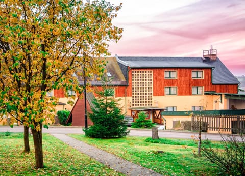 Property building, Patio, Sunrise