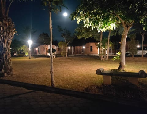 Night, Inner courtyard view