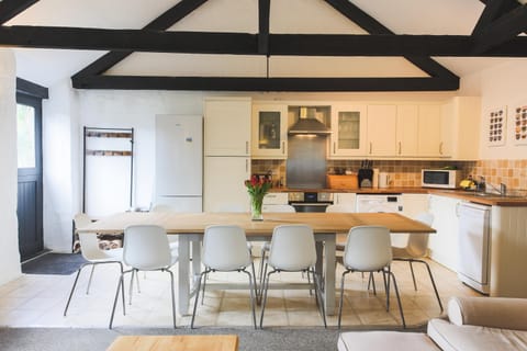 Kitchen or kitchenette, Dining area, oven, stove