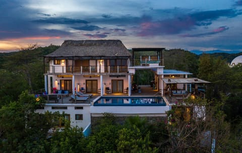 Bird's eye view, View (from property/room), Pool view, Sea view, Sunset