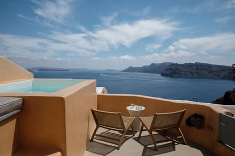 Day, Natural landscape, Hot Tub, View (from property/room), Balcony/Terrace, Sea view