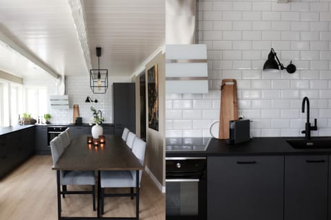 Coffee/tea facilities, Kitchen or kitchenette, Dining area