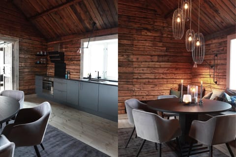 Kitchen or kitchenette, Dining area