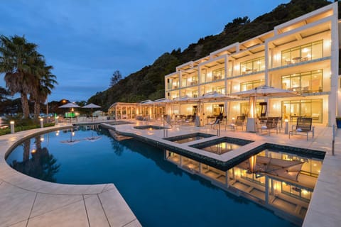 Property building, Patio, Facade/entrance, Sunset