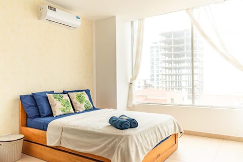 A4 Pool&Ocean View Economic&Comfortable 2 Bedrooms Apartment Condo in Manta