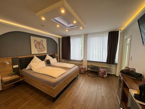 Bed, TV and multimedia, Bedroom