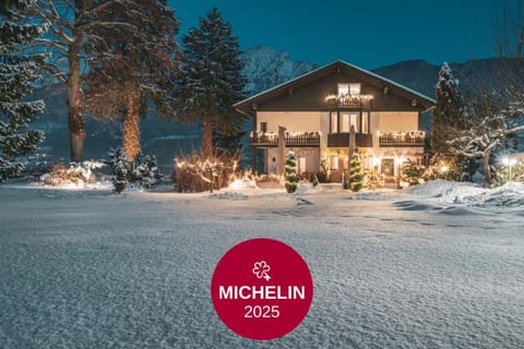 Property building, Night, Winter, Garden, Mountain view, Certificate/Award