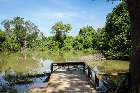 Garden view, River view