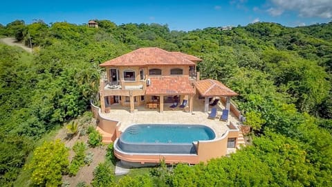Ocean-View Villa Above Potrero Overlooking Two Bays House in Guanacaste Province