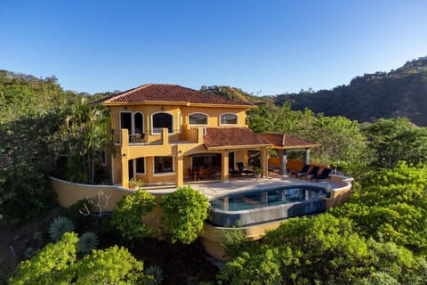 Ocean-View Villa Above Potrero Overlooking Two Bays House in Guanacaste Province