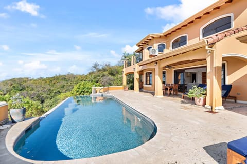 Ocean-View Villa Above Potrero Overlooking Two Bays House in Guanacaste Province