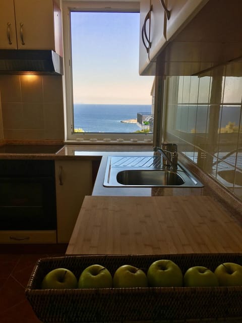 Kitchen or kitchenette, Sea view