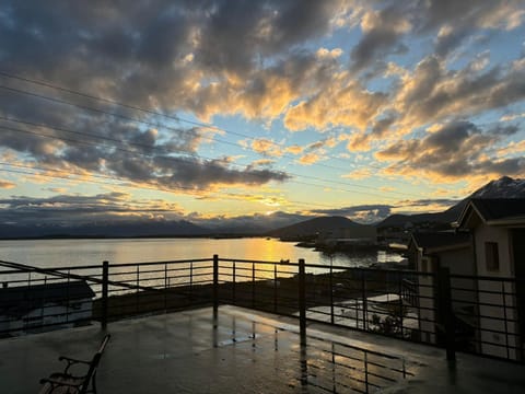 Property building, View (from property/room), Balcony/Terrace, Lake view, Sea view, Sea view, Sunset