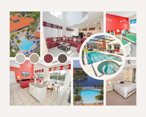 Disney Dream with Hot Tub, Pool, Xbox, Games Room, Lakeview, 10 min to Disney, Clubhouse Maison in Kissimmee