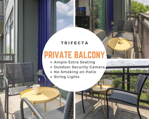 Trifecta Prime Location & Balcony Superhost Condo in Charlotte
