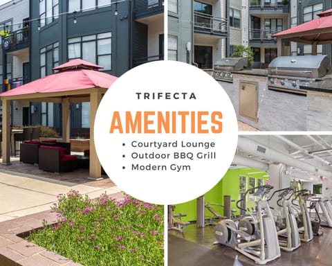 Trifecta Ace Location Pool & Gym Superhost Condo in Charlotte