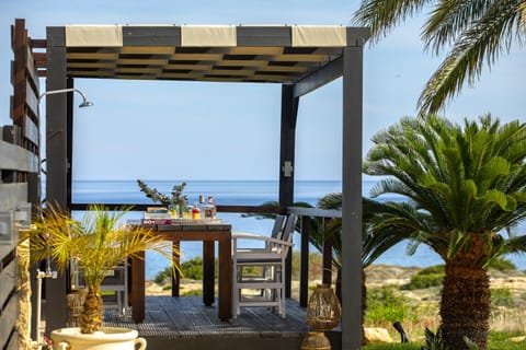 Patio, Beach, Sea view