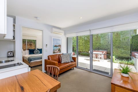 Living room, Seating area, Garden view