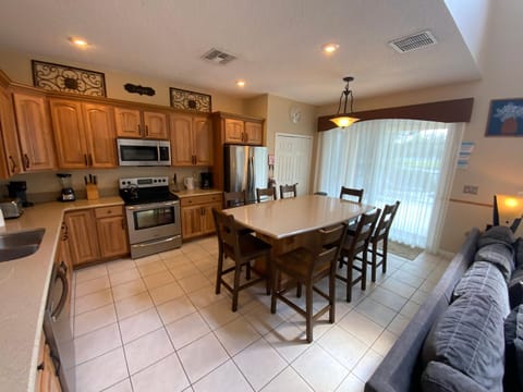 Kitchen or kitchenette, Dining area, dishwasher, oven, storage, toaster, kitchen