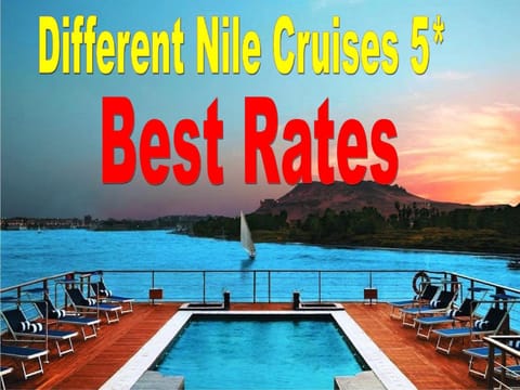 Luxor Luxury Nile Cruises - From Luxor 04 & 07 Nights Each Saturday - From Aswan 03 & 07 Nights Each Wednesday Docked boat in Luxor