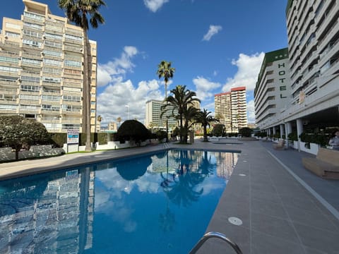 Property building, Pool view, Swimming pool