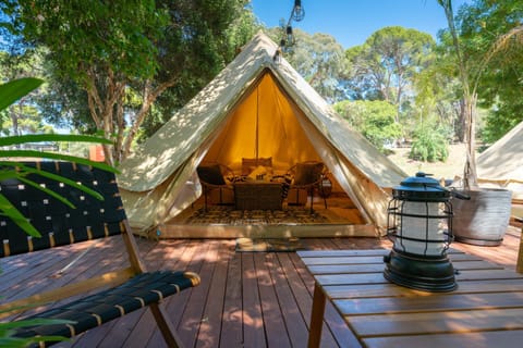 Castlemaine Gardens Luxury Glamping Luxury tent in Castlemaine