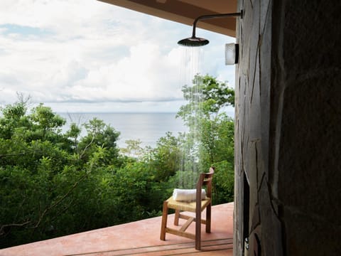 Shower, Sea view