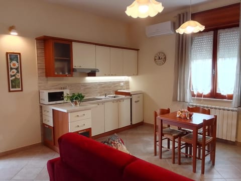 Living room, kitchen