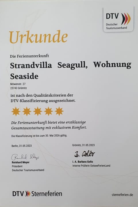 "Strandvilla Seagull - Whg Seaside" Apartment in Grömitz