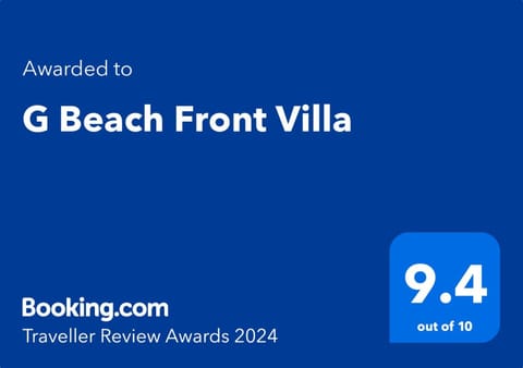 G Beach Front Villa Bed and Breakfast in Tanjung Bungah