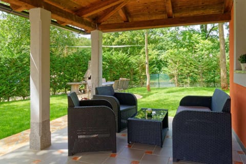 Patio, Garden, Seating area, Garden view