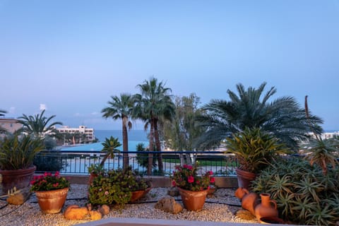 Patio, Garden view, Pool view, Sea view