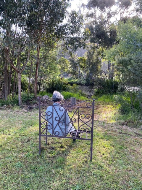 Summer, Garden, River view, Family