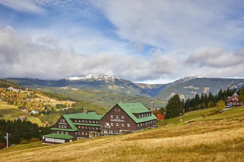 Property building, Natural landscape, Mountain view