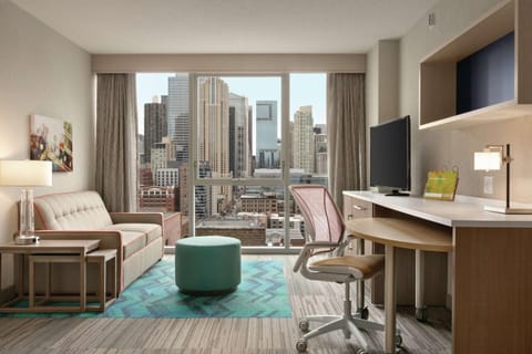 Living room, City view