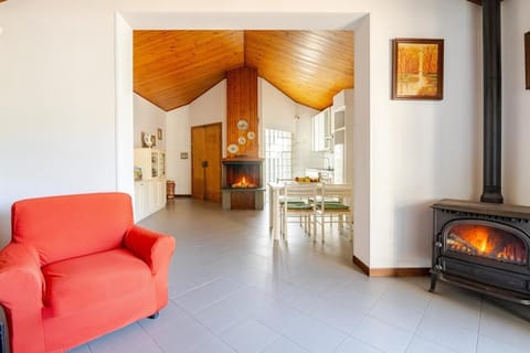 Kitchen or kitchenette, Dining area, Lunch, fireplace