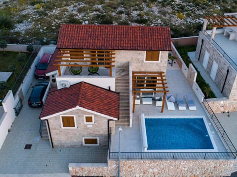 Villa Diomedes with the sea view and the pool Chalet in Split-Dalmatia County