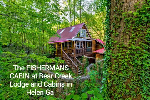 Bear Creek Lodge and Cabins in Helen Ga - Pet Friendly, River On Property, Walking Distance to downtown Helen Haus in Helen