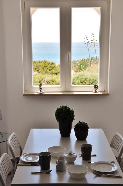 Living room, Dining area, Sea view