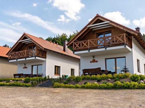 Malinowe Wzgórze domki 90 m2 z sauną i balią- płatna Haus in Pomeranian Voivodeship