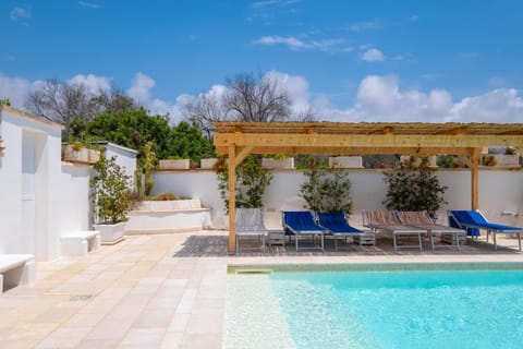 Patio, Spring, Day, Pool view, Swimming pool, sunbed