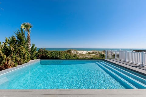 Beach Dream, 7 Bedrooms, Beach Front, Private Heated Pool, WiFi, Sleeps 16 House in Butler Beach