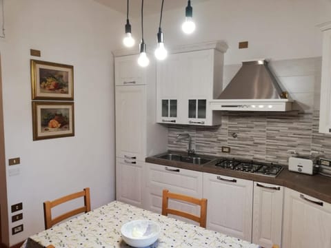 Kitchen or kitchenette, dishwasher, stove, toaster