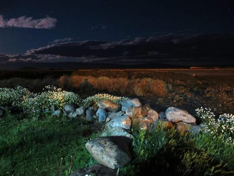 Facade/entrance, Night, Natural landscape, Garden