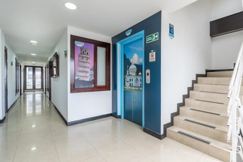 Property building, elevator