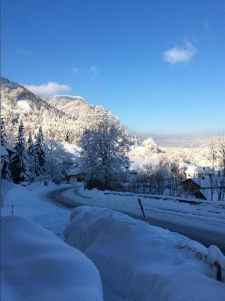 Natural landscape, Winter, Mountain view