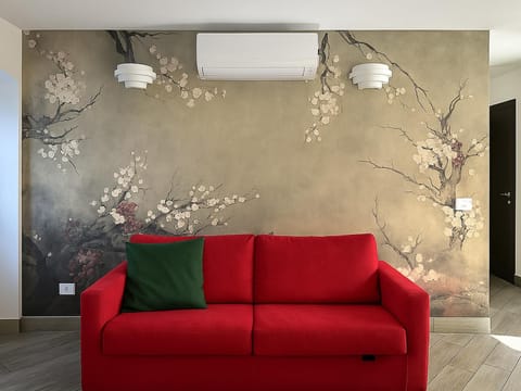 Living room, air conditioner